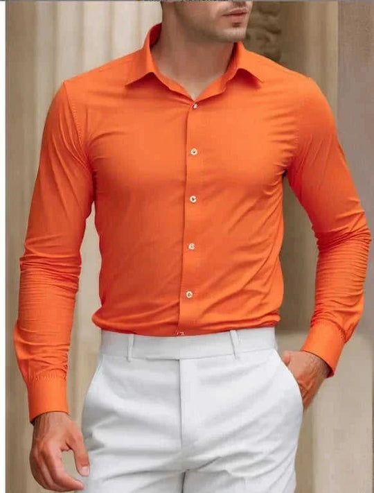 wrinkle-resistant fabric | long sleeve casual shirt | lightweight summer shirt | ultrasonic cleaning