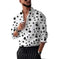 A Casual And Versatile Long-sleeved Shirt With Polka Dot Prints For Teenagers And Men - lifestyle (material: cotton |...