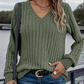 Women's Long Sleeve Blouses Shirts With Ribbed Knit Work Office Basic Tops Meifu Market
