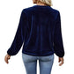 Casual Temperament Commute Button Long Sleeve Top Women's Clothing Meifu Market
