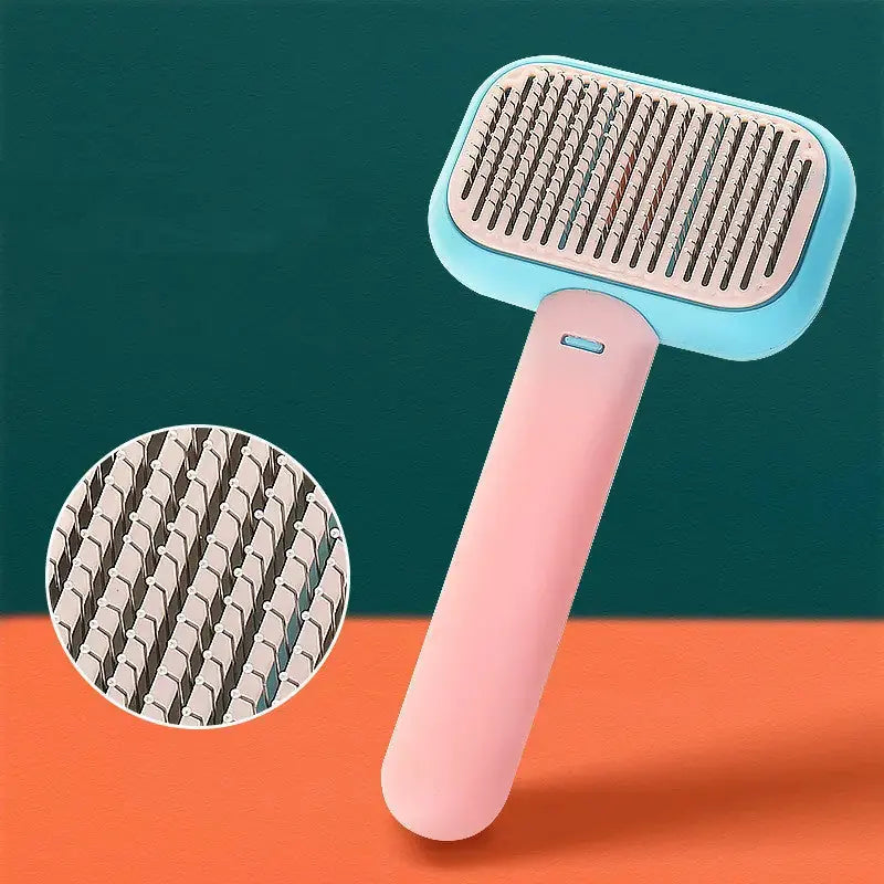 New Pet Cat Dog Hair Brush Hair Massage Comb Open-Knot Brush Grooming Cleaning Tool Stainless Steel Comb Meifu Market