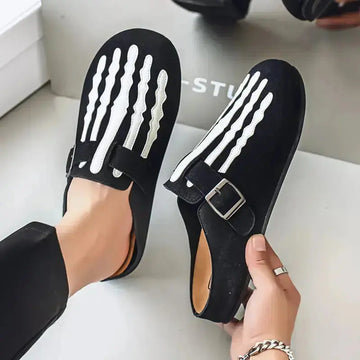 Men's Low-top Half Slippers Slip-on Lofter Board Shoes Meifu Market