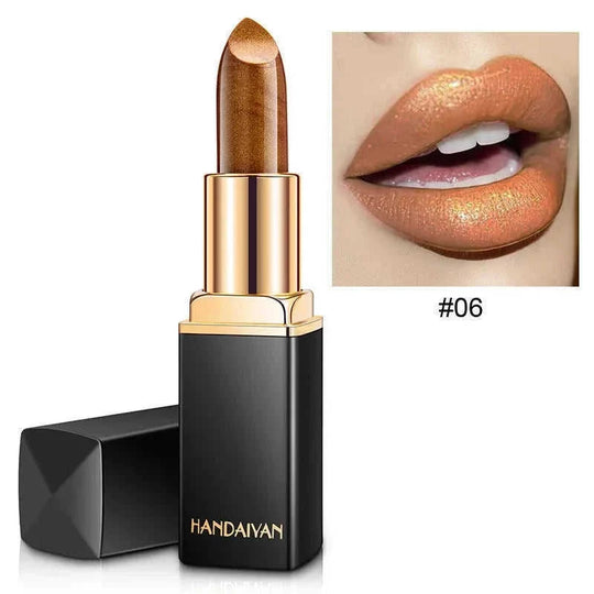 temperature change lipstick | metallic lipstick set | pearlescent lip gloss | ultrasonic cleaning