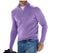 Men's Fashion Casual Long Sleeve V-neck Cashmere Zipper Top XS - color variant display