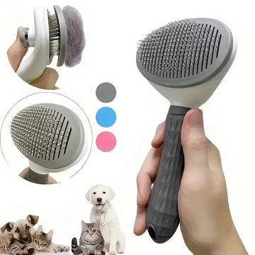 pet hair removal brush | slicker brush for dogs | cat grooming brush | energy saving