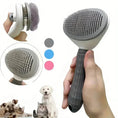 floating hair removal brush | pet hair removal tool | stainless steel bristles | ultrasonic cleaning