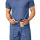 2pcs Set Men V Neck Polo Shirt Lapel Short Sleeve Men's Suit Waffle Style Casual Fashion T-Shirt Summer - view 6...