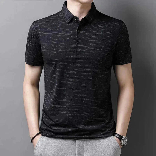 quick-dry polo shirt | breathable cotton blend | moisture-wicking fabric | energy saving