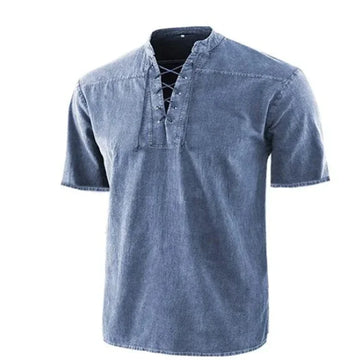 linen blend fabric | lightweight summer shirt | breathable cotton material | energy saving