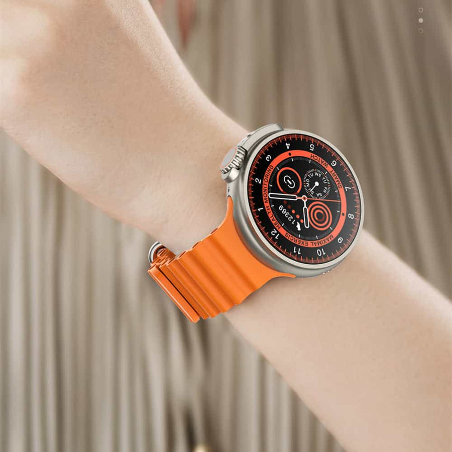 New K9 Smart Watch 1.39 Round Screen Encoder True Screw Clip Wireless Charging NFC Offline And Payment Function 