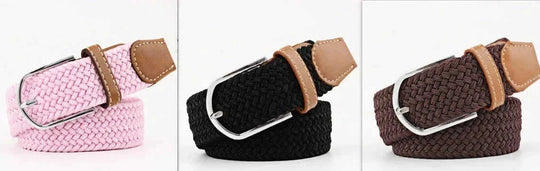 stretch canvas belt for women | adjustable waistband pants | casual student trousers | energy saving
