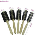 straight line curly hair brush | wooden handle hair brush | pig bristle hair comb | energy saving
