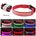 Shiny Dog Collar Double Fiber Pet Night Collar Meifu Market