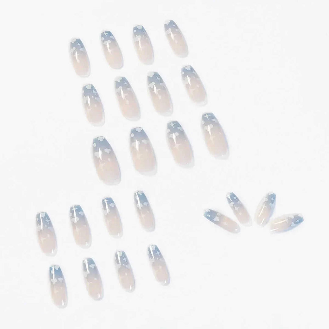 acrylic nail tips | short coffin nails | press on nails | energy saving