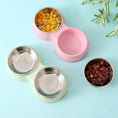 Double Pet Bowls Dog Food Water Feeder Stainless Steel Pet Drinking Dish Feeder Cat Puppy Feeding Supplies Small Dog Accessories Meifu Market