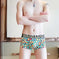 Men's Ice Silk Boxer Briefs Summer Breathable Printed Underwear Meifu Market