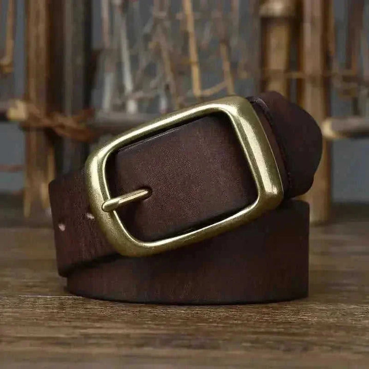 genuine leather belt | full-grain cattlehide belt | 15 inch mens belt | ultrasonic cleaning