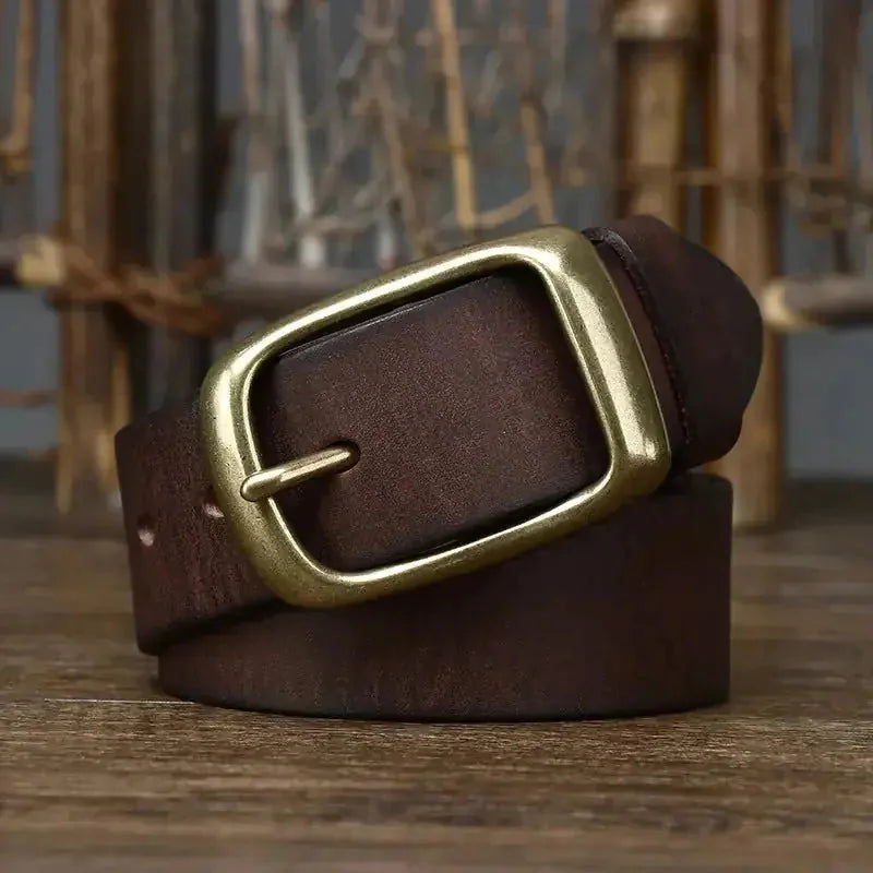 genuine leather belt | full-grain cattlehide belt | 15 inch mens belt | ultrasonic cleaning