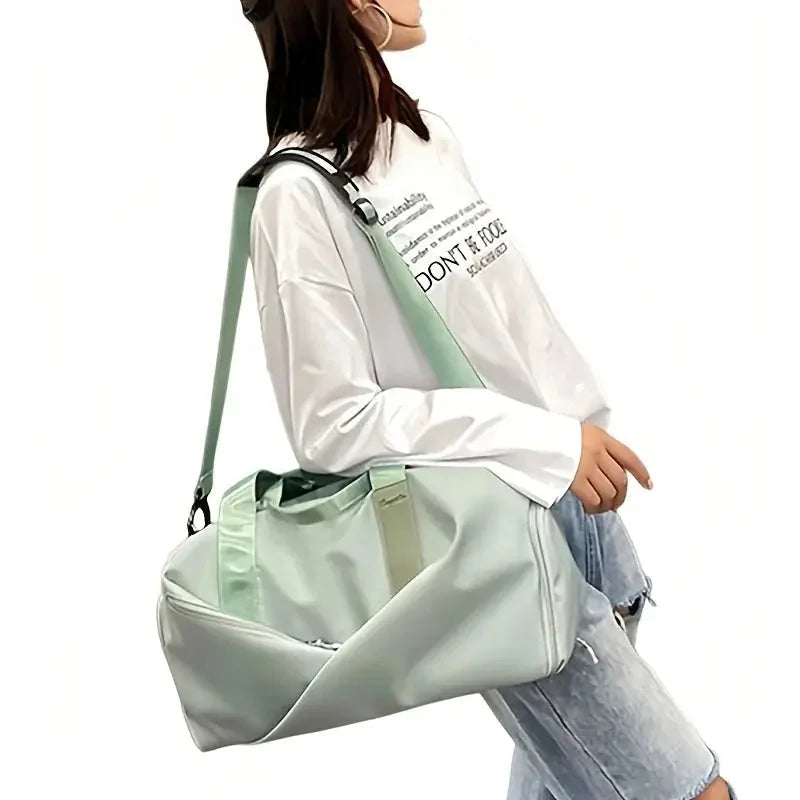 ultra-lightweight duffel bag | large capacity sports bag | durable zipper travel bag | ultrasonic cleaning