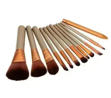 professional makeup brush set | stainless steel brush handles | vegan synthetic bristles | ultrasonic cleaning