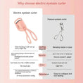 rechargeable heated eyelash curler | waterproof eyelash curler | portable electric lash curler | ultrasonic cleaning