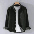 heavyweight corduroy shirt | relaxed fit mens shirt | vintage style shirt | ultrasonic cleaning