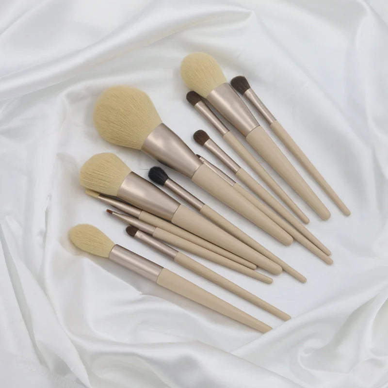 professional makeup brush set | synthetic bristle brushes | cruelty-free makeup tools | energy saving
