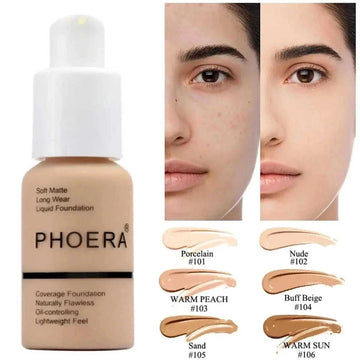oil-free matte foundation | long-lasting concealer cream | natural finish makeup | energy saving