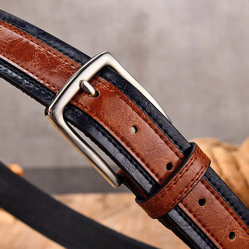Color Matching Men's Casual Belt meifu market