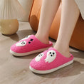 plush ghost slippers | non-slip indoor house shoes | cartoon halloween footwear | ultrasonic cleaning