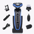 triple blade razor for men | rechargeable beard trimmer | cordless hair clipper | energy saving