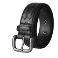 genuine leather belt | mens dress belt | pin buckle belt | ultrasonic cleaning