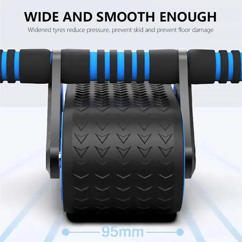 double wheel ab roller | automatic rebound ab wheel | waist trainer roller | energy saving