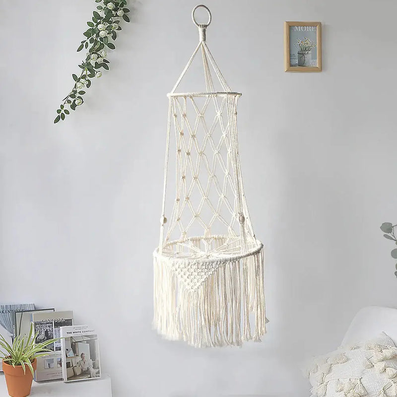 Macrame Hanging Pet Bed Macrame Cat Hammock Wall Hanging Cat Hammock Macrame Cat Bed-Pet Gifts Hammock Macrame Cat Swing Meifu Market