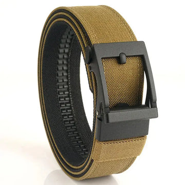 Outdoor Casual Dual-use Men's Automatic Buckle Belt Thickened Hardened Double-layer Hanging meifu market