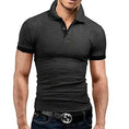 premium cotton polo shirt | slim fit business casual | breathable mens polo | ultrasonic cleaning