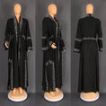 long-sleeve abaya dress | breathable cotton fabric | plus size prayer gown | energy saving