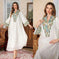 long sleeve kaftan dress | lightweight cotton maxi dress | modest evening gown | ultrasonic cleaning