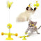 automatic rotating cat toy | interactive cat scratcher | dental cleaning cat toy | energy saving
