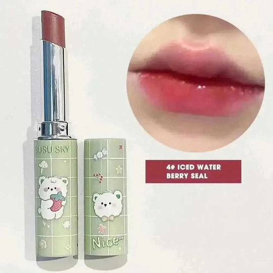 long-lasting non-stick lip glaze | vegan non-stick lipstick | glossy lip stain transfer-proof | ultrasonic cleaning