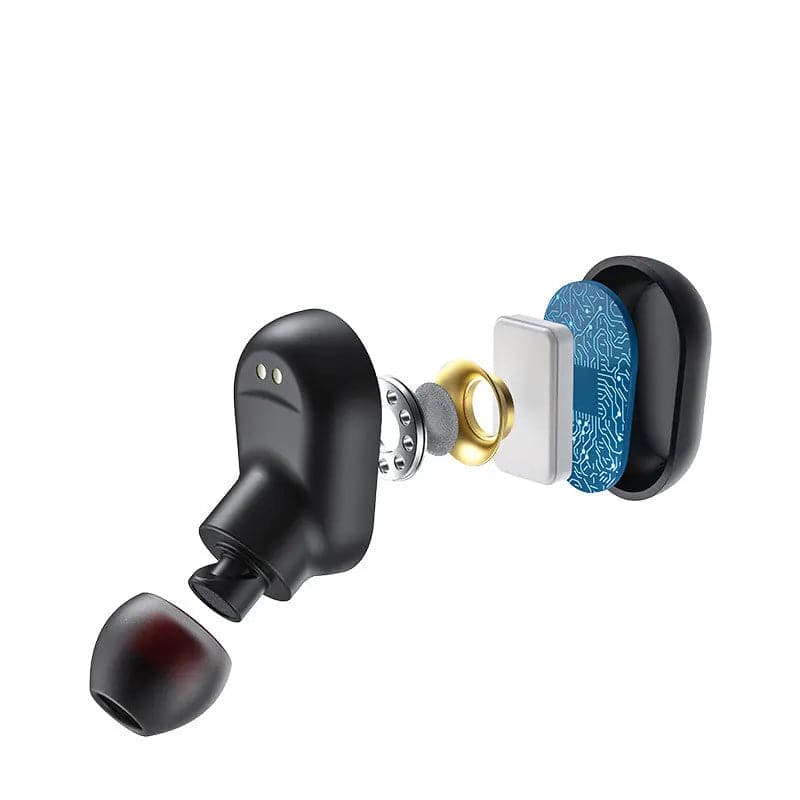 mini bluetooth wireless headphones double earbuds model