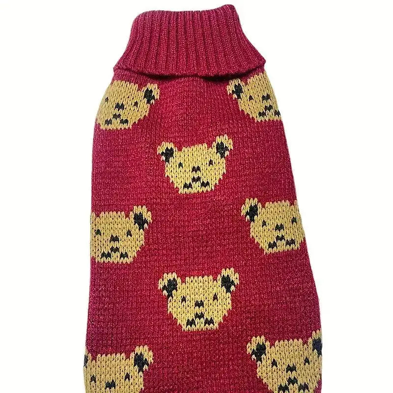 adorable pet hoodie | cozy bear sweater | festive christmas pet wear | energy saving