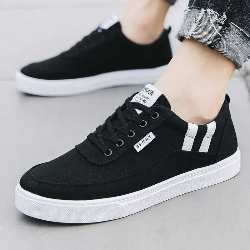Spring Canvas Shoes Men's Low Top Meifu Market