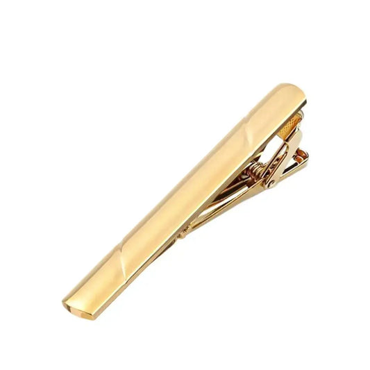 New Tie Clips Men's Metal Necktie Bar Crystal Dress Shirts Tie Pin For Wedding Ceremony Metal Gold Tie Clip Man Accessories