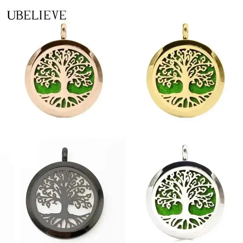 aromatherapy essential oil necklace | magnetic clasp closure | portable personal diffuser | energy saving