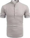 linen blend fabric | relaxed fit shirt | beach vacation wear | energy saving