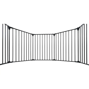 150 Adjustable Safety Gate 6 Panels Play Yard Metal Doorways Fireplace Fence Christmas Tree Fence G Meifu Market