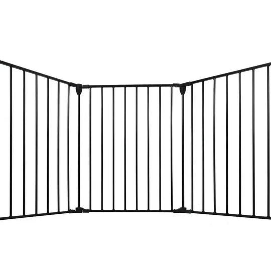 150" Adjustable Safety Gate 6-Panel Pet Play Yard - Metal Fence Meifu Market
