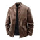 genuine leather motorcycle jacket | heavy-duty biker coat | abrasion-resistant riding gear | ultrasonic cleaning