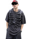 Loose, Versatile Designer-style Sleeveless Hooded Tank Top Gray - scale comparison view